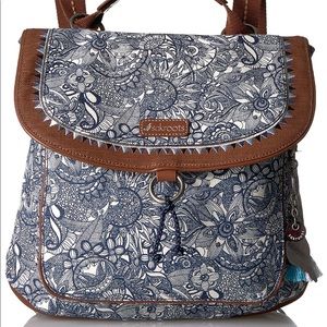 Sakroots convertible bag and matching wallet
